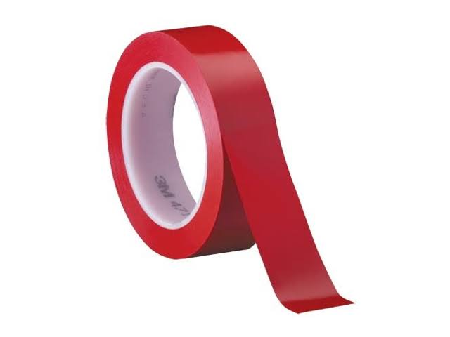 3M Vinyl Tape 471 Red 1x22 x 36 Yard Roll (3 Pack)