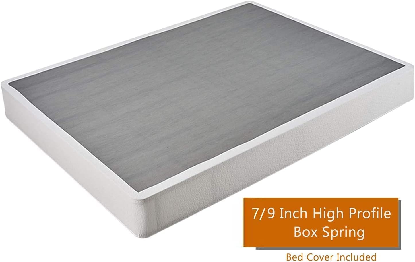 ZIYOO Cal King Box Spring 9 Inch High Profile Easy Assembly,Mattress Foundation/Heavy Duty Metal Steel Structure/Quiet Noise-Free Accessory