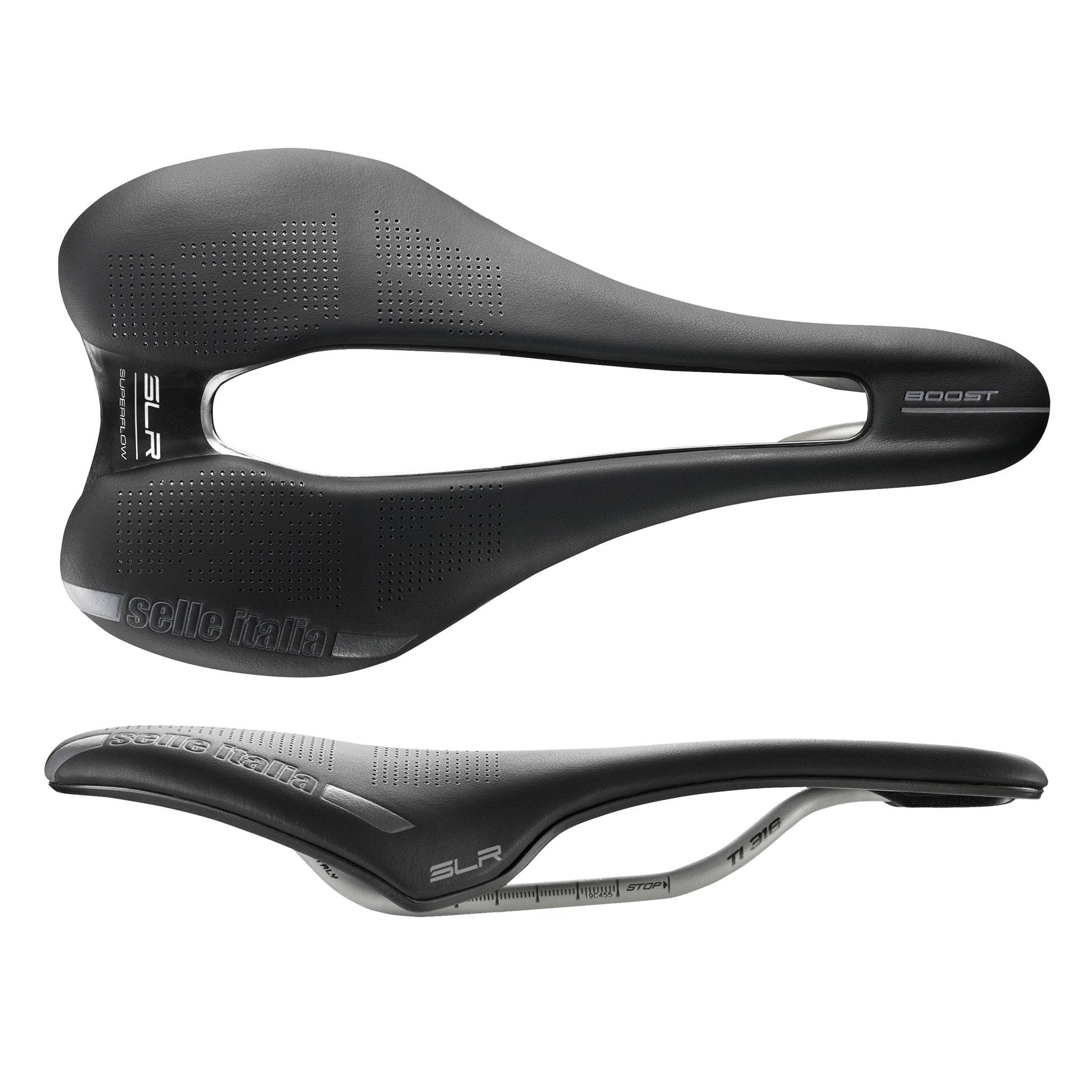 Selle italia Max SLR Boost Superflow Saddle - Black