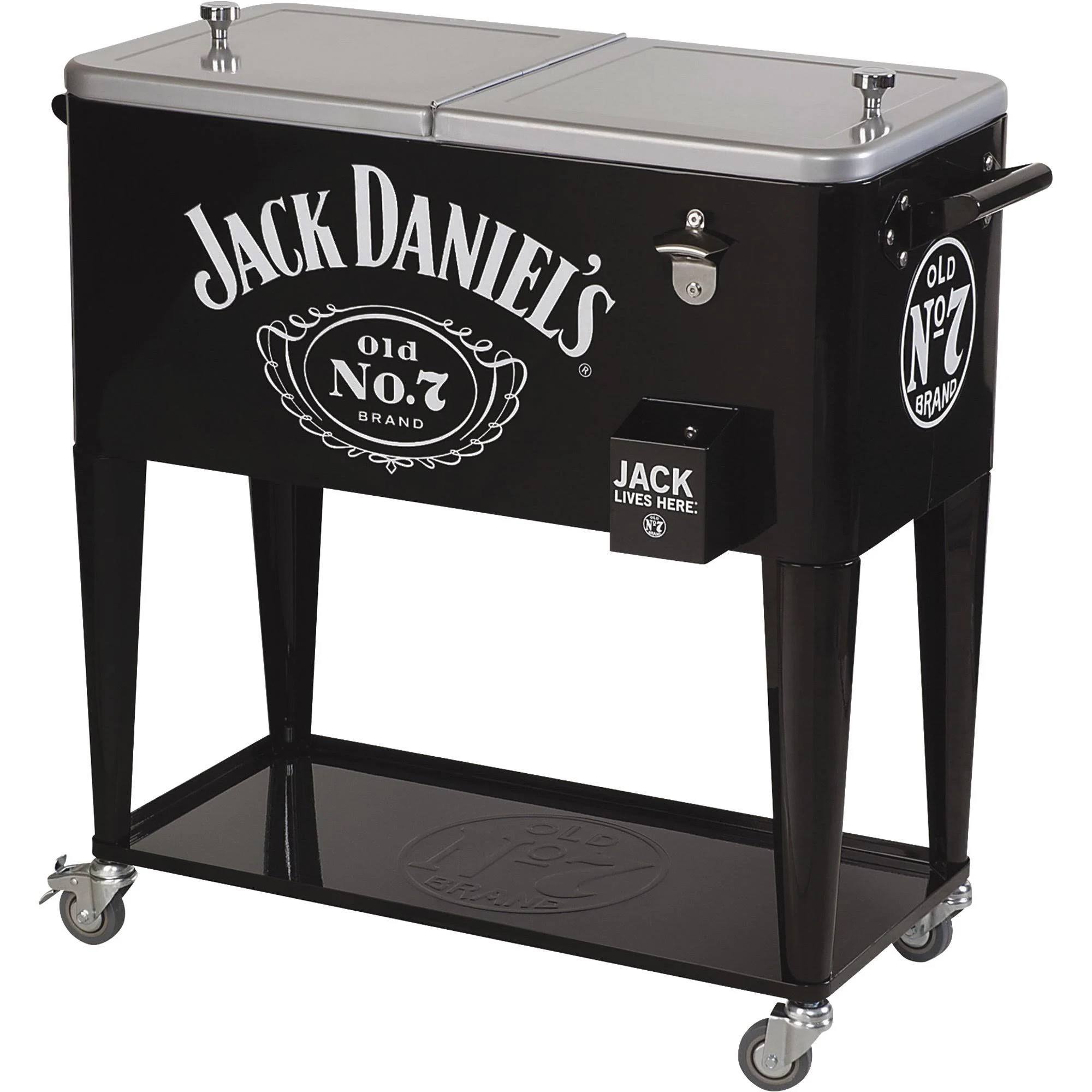 Jack Daniel&s Lifestyle Products 80 Qt. Rolling Cooler