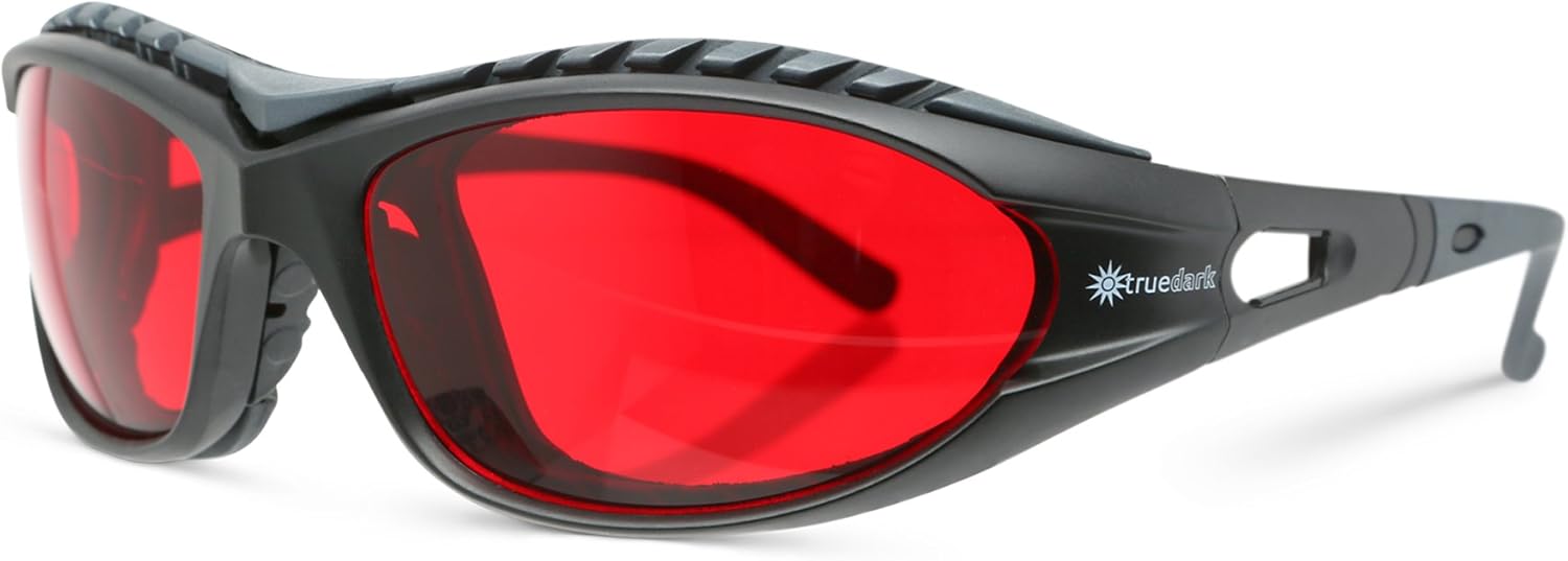 TrueDark Twilights Classic Sleep Hacking Blue/Green/Violet Light Blocking Glasses - Protect Your Eyes from Harmful Computer Junk Light