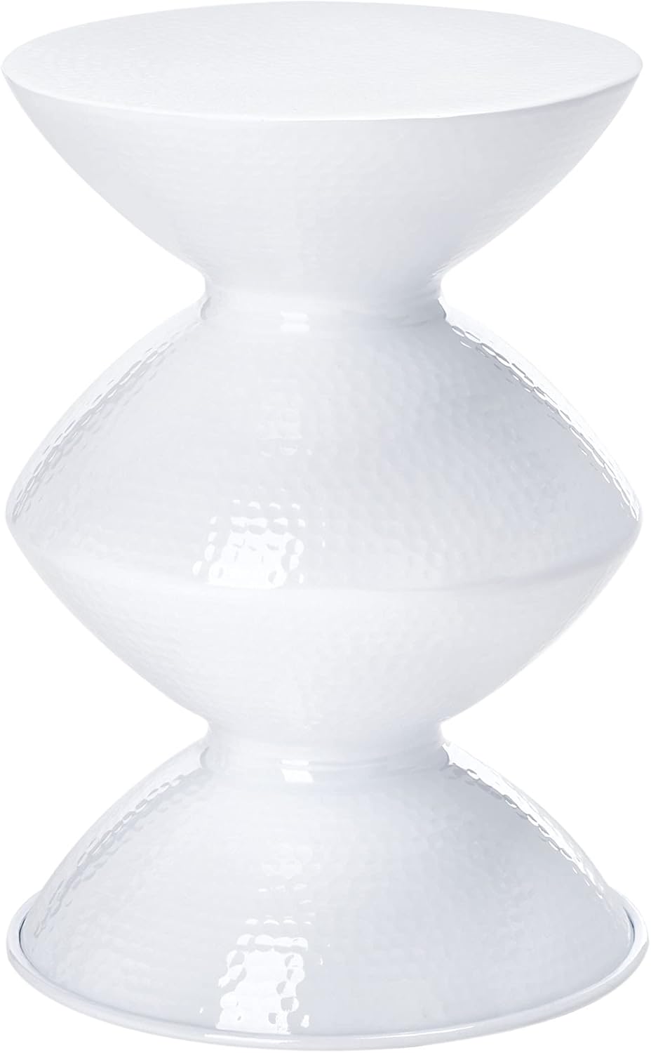 SAFAVIEH Home Collection Guildsman White Stool Accent Table FOX5515B