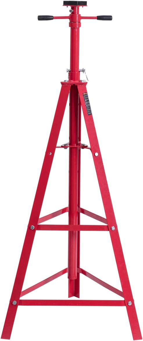 Toolsempire Underhoist Tripod Stand 2 Ton High Lift Jack Stand Reach Under Hoist Stand, Heavy Duty Steel Underhoist Support Lift Jack Stand