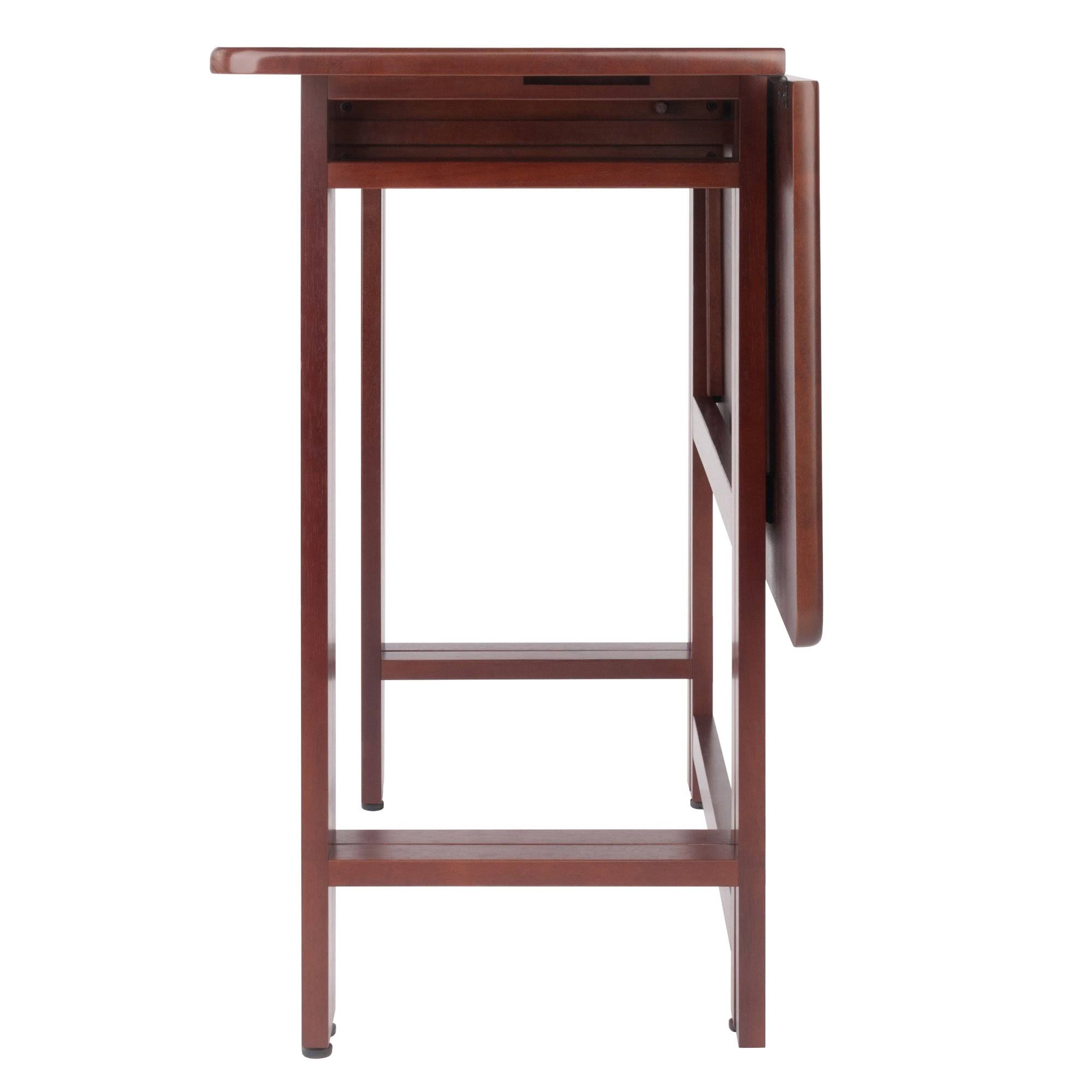 Winsome 94368 Taylor 3-Pc Set Drop Leaf Table w/ Ladder Back Chair