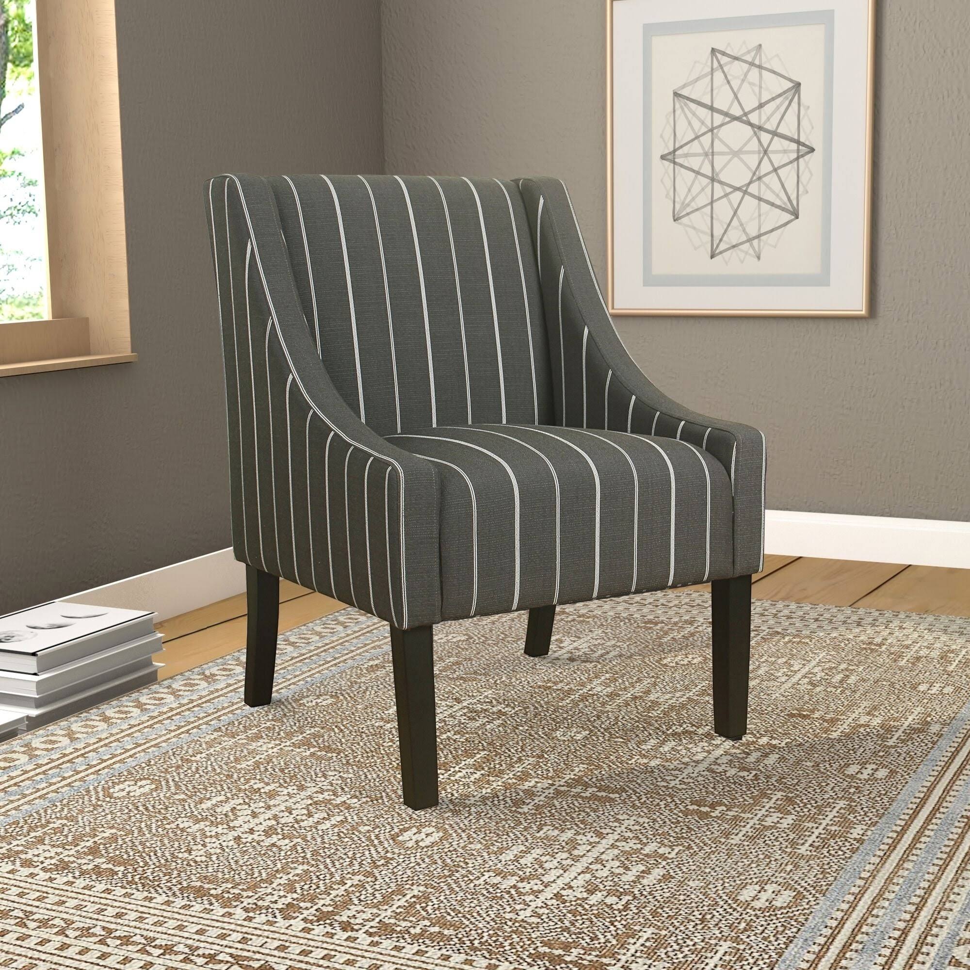 HomePop Modern Swoop Accent Chair