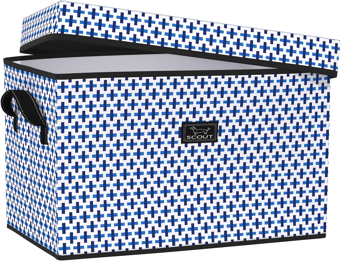 SCOUT Rump Roost, Large Lidded Storage Bin with Handles, Collapsible, Stackable