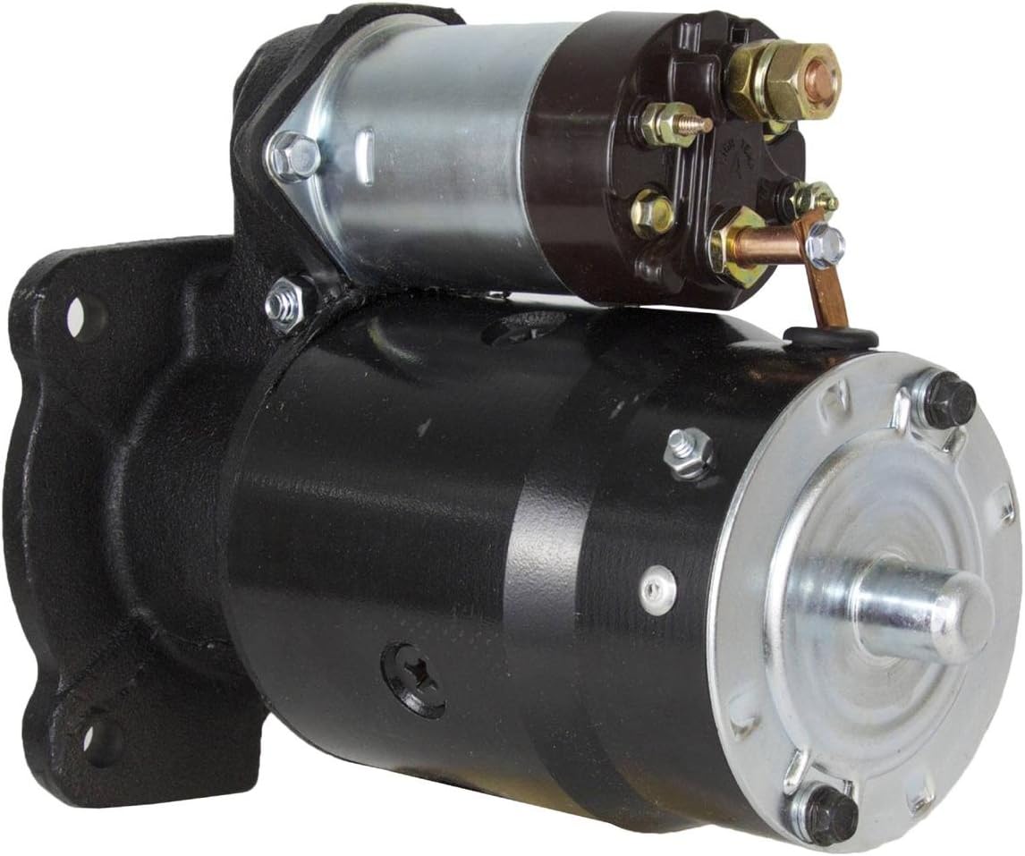 Rareelectrical STARTER MOTOR COMPATIBLE WITH MASSEY FERGUSON TRACTOR MF-2135 MF-2500 51B671M91 579837M91