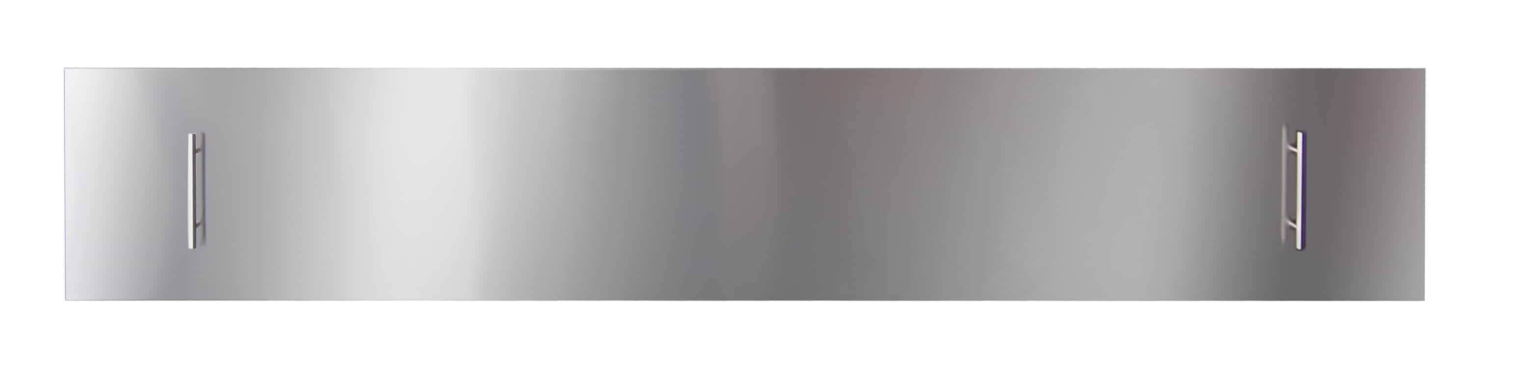 Amantii Stainless Steel Cover for 50x22 Slim or Deep Fireplace