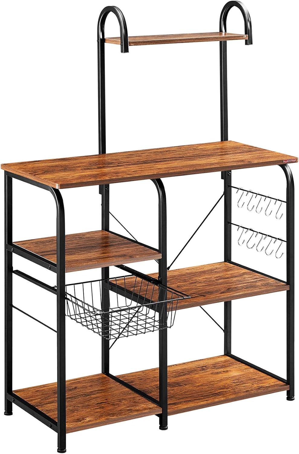 Mr IRONSTONE Vintage Kitchen Baker's Rack Utility Storage Shelf 35.5