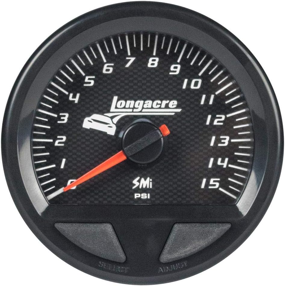 Longacre&reg; 52-46750 SMi Elite Waterproof Fuel Pressure Gauge