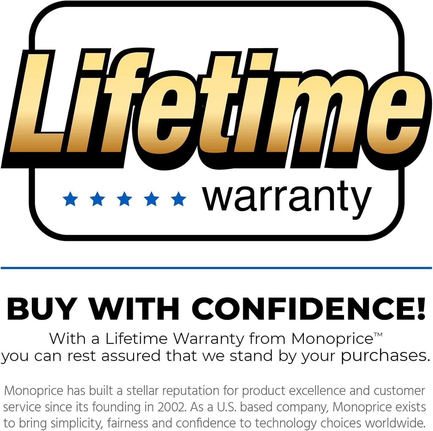 Monoprice - 113726 Nimbus Series 16 Gauge AWG 4 Conductor CMP-Rated Speaker Wire/Cable - 100ft UL Plenum Rated, 100% Pure Bare Copper with Color Coded Conductors Black Pack of 2