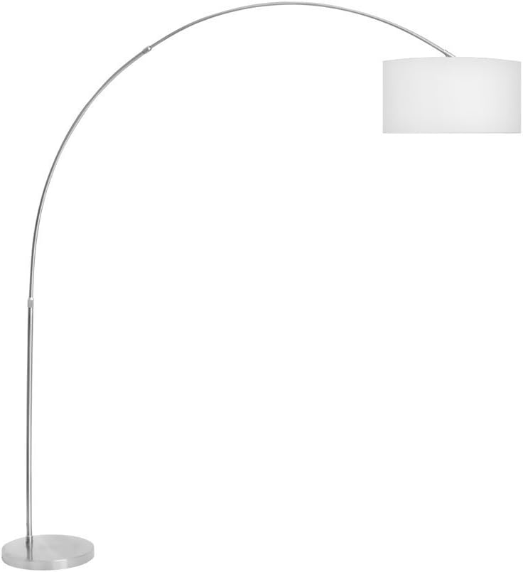 Contemporary Lamp, Chrome- Black (Black)