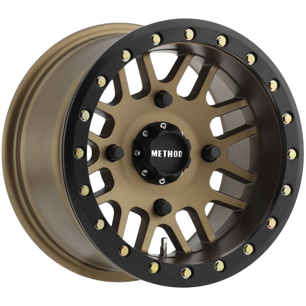 Method Race Wheels MR406 UTV Beadlock 14x8 4x156 -2mm Bronze Wheel Rim