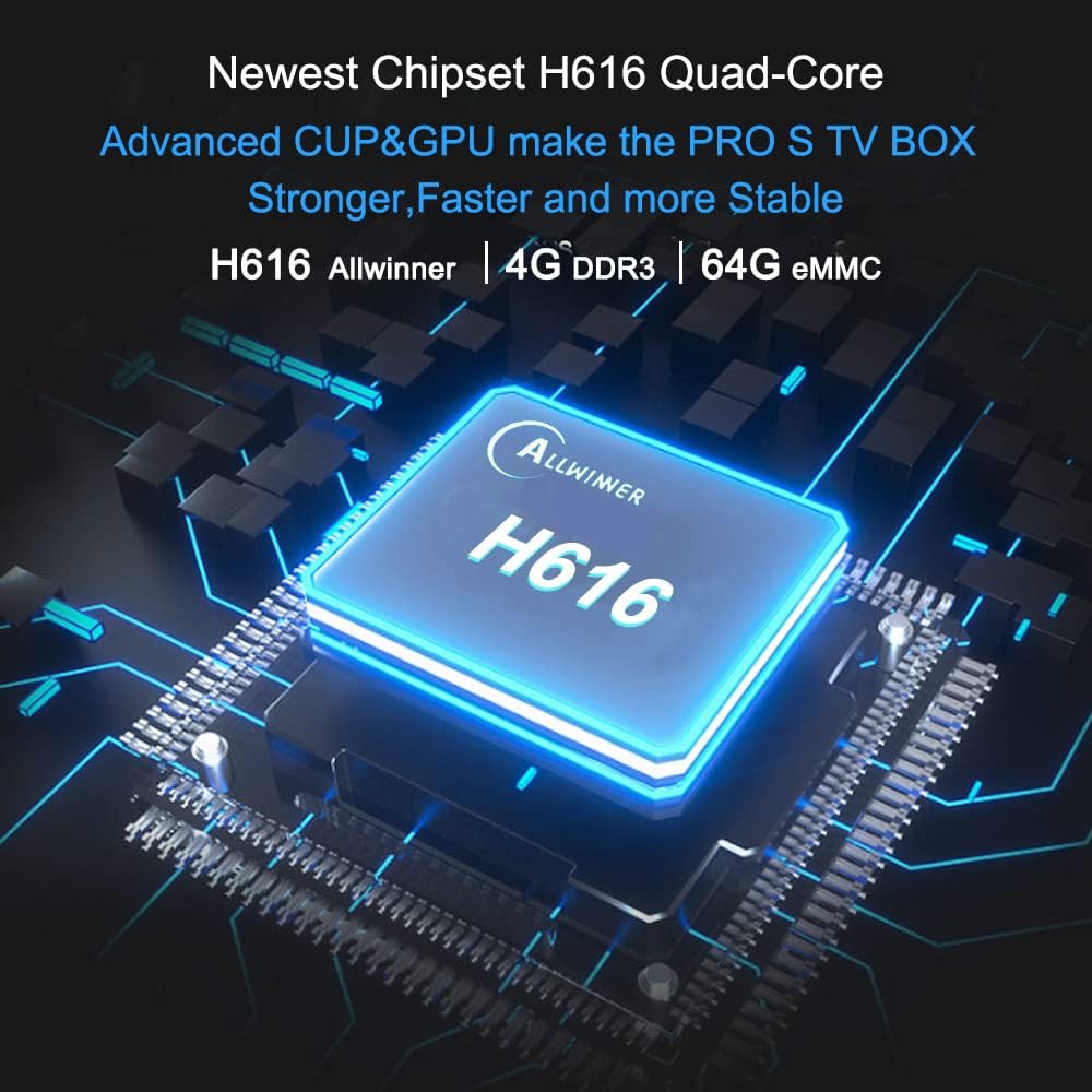 TV Box Smart TV Box Set Top Box with Mini Wireless Backlit Keyboard /4G RAM 64G ROM/USB 3.0/ Ultra HD 6K /HDR 10+/ Dual Band WiFi 2.4 /5.8GHz /BT4.2/Android11.0 Pack of 2