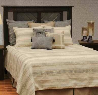 Ava Deluxe Bed Set - Full, Black Forest Decor