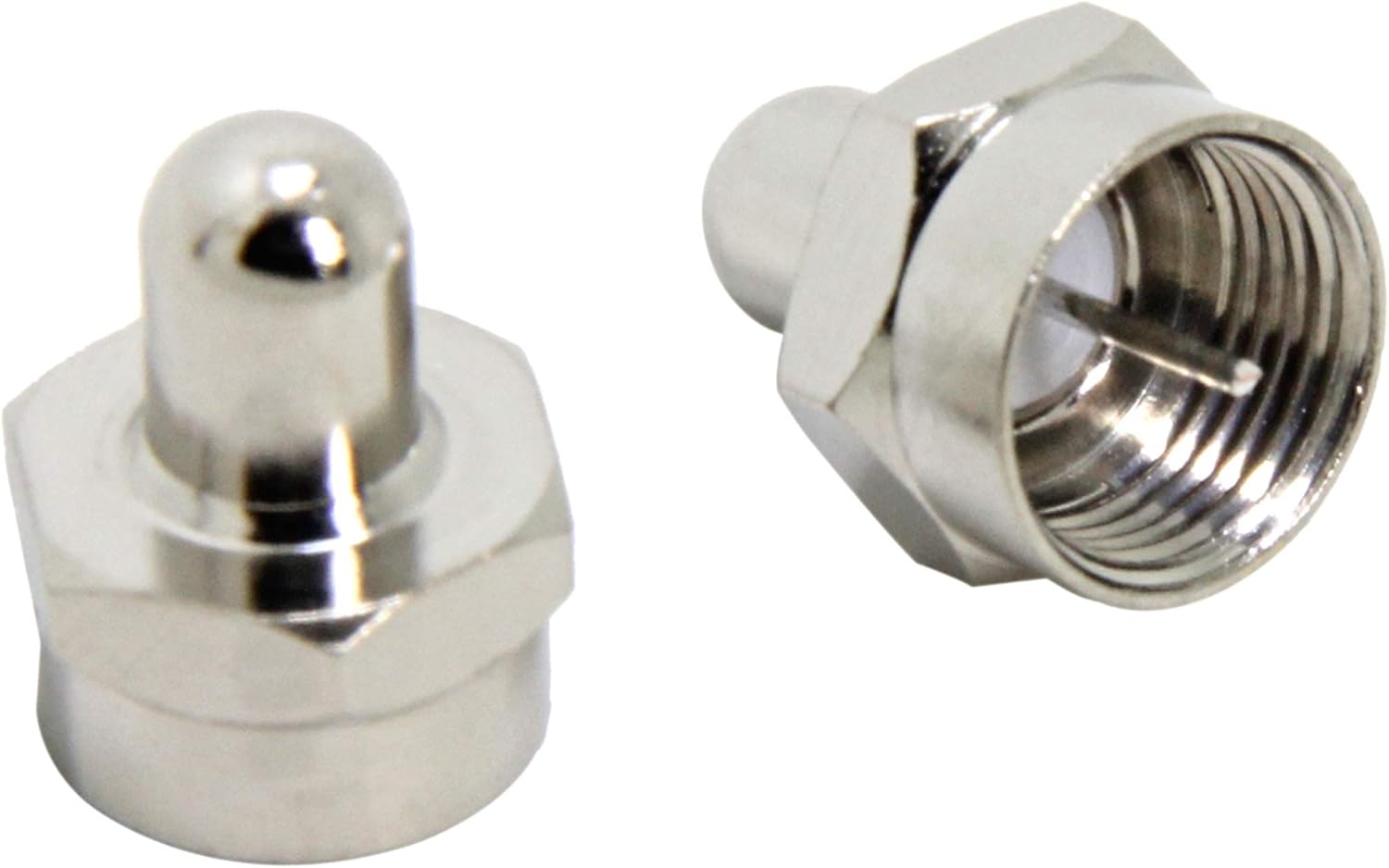 Coax Cap Cover, 75 Ohm Terminator, 10-Pack, RFAdapter, Coax Terminator Caps for Ports on Splitter, AMP, Coaxial Cable, TV Antenna, Wall Plates, Booster