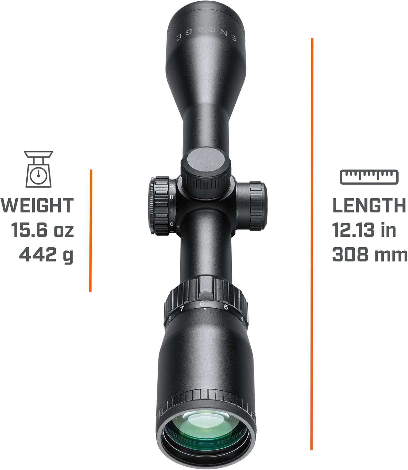 Bushnell Engage Riflescope 3-9x40 Illuminated_RE3940BS9, Black