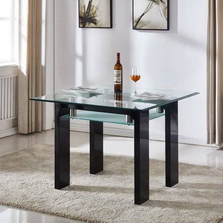 Orren Ellis Dove Dining Table, Black