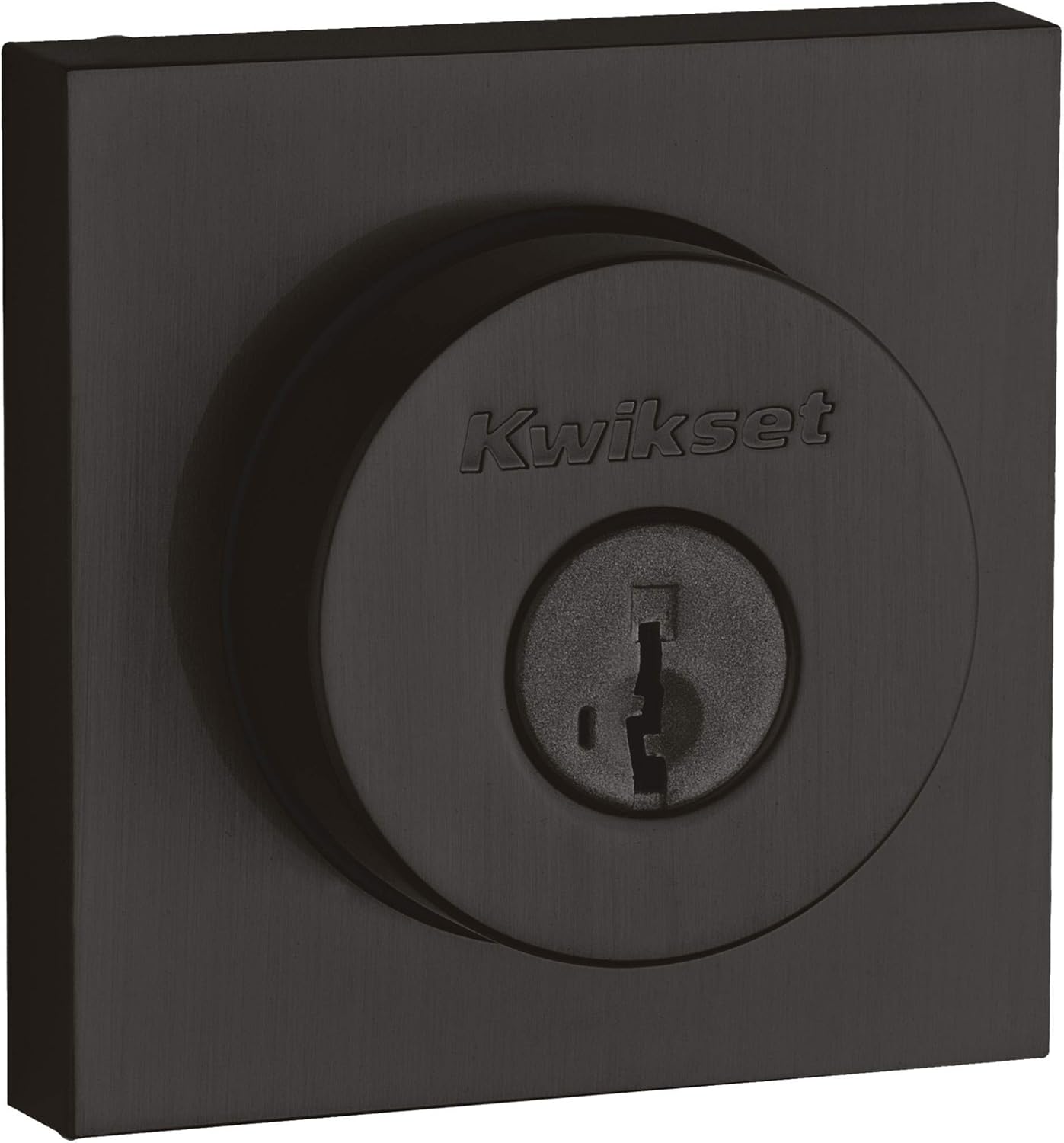 Kwikset 159SQT-11PS Halifax Square Double Cylinder Deadbolt Smart Key Venetian Bronze Finish Pack of 2