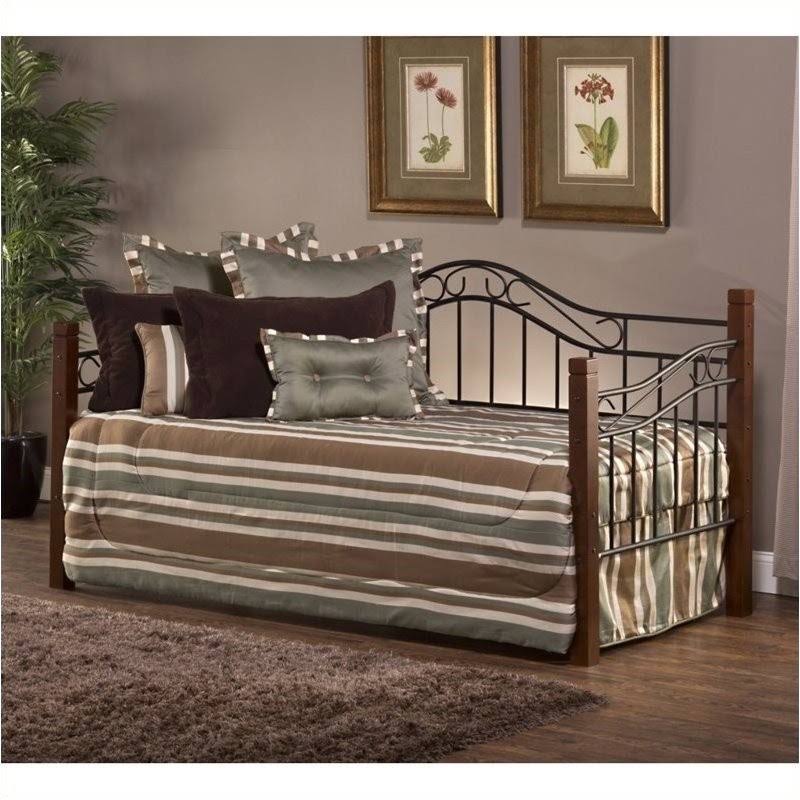 Hawthorne Collections Daybed in Cherry and Black - HC-438710