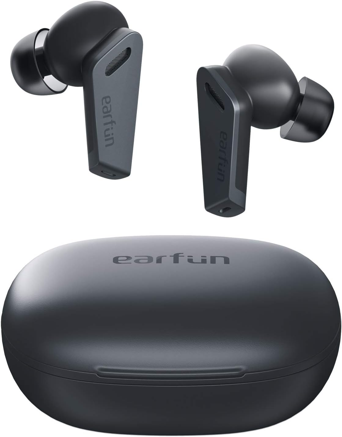 EarFun Air Pro Wireless Earbuds, Hybrid Active Noise Cancelling Earbuds, Bluetooth 5.0 Earbuds with 6 Mics ENC, Stereo Deep Bass, 32H Play Time with USB-C Charge, in-Ear Detection Headphones for Game