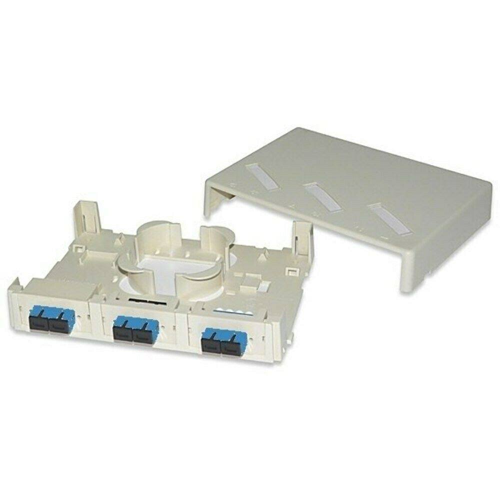 Signamax 6 Port Mini Wall or Surface Mount Fiber Panel SC SM