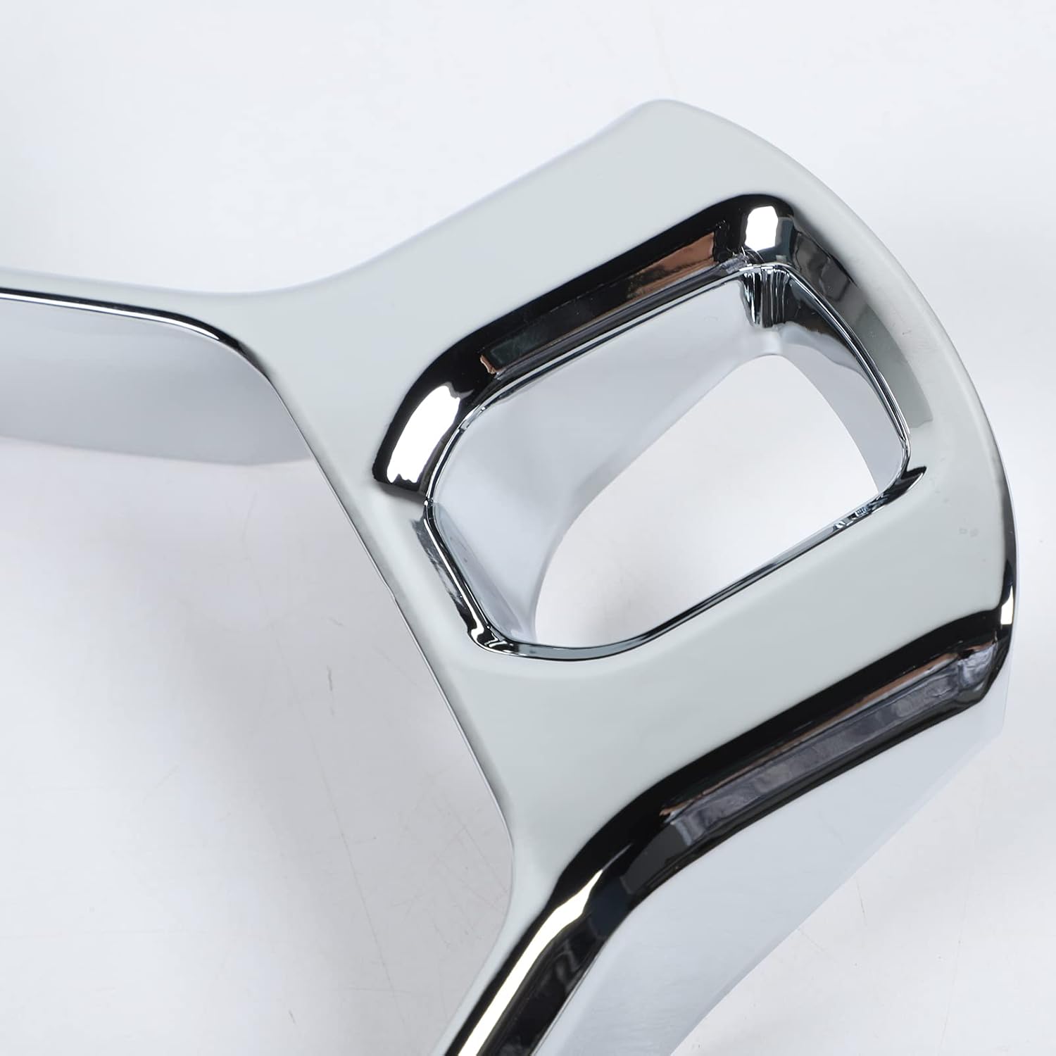 RT-TCZ Steering Wheel Trim Cover Interior Decoration Accessories for 2010-2017 Dodge Ram (Chrome)