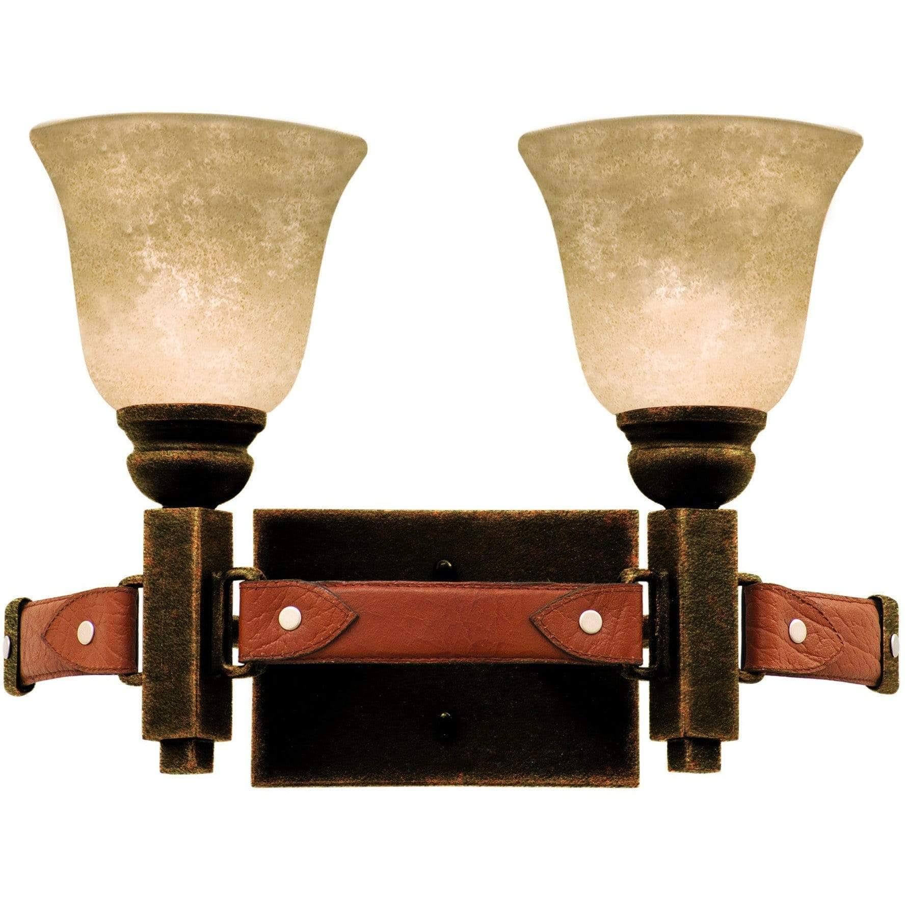 Kalco Rodeo Drive 2 Light Bath 4642AC/ECRU (Antique Copper)