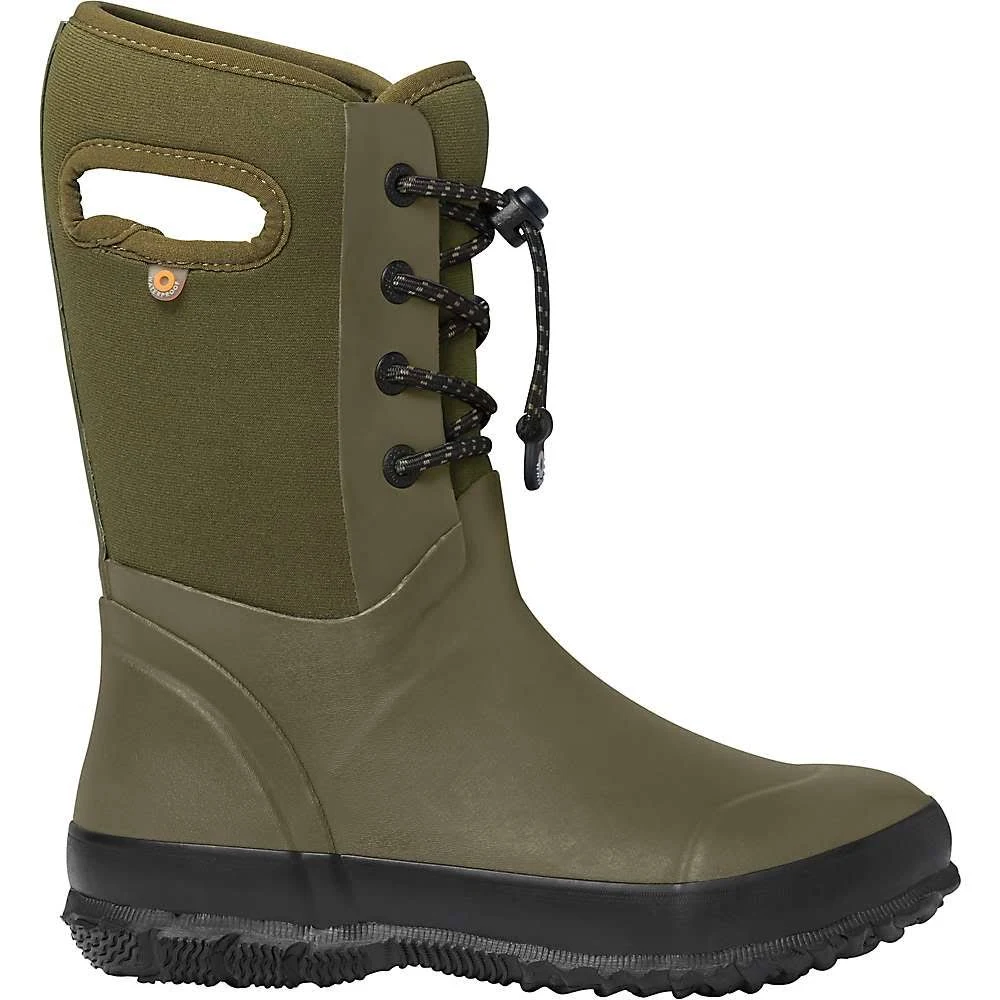 Bogs Arcata Lace Boy&s Dark Green 1 Kids