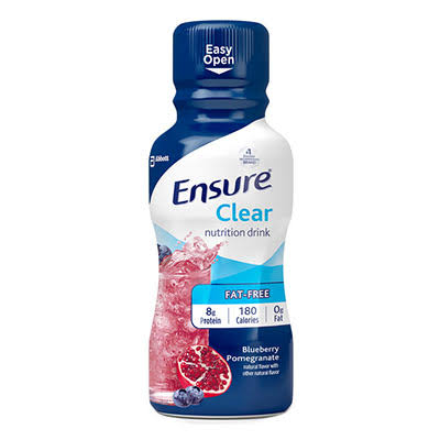 Ensure Clear Mixed Berry,Institutional, 8 oz. - 1 Case of 24 Each