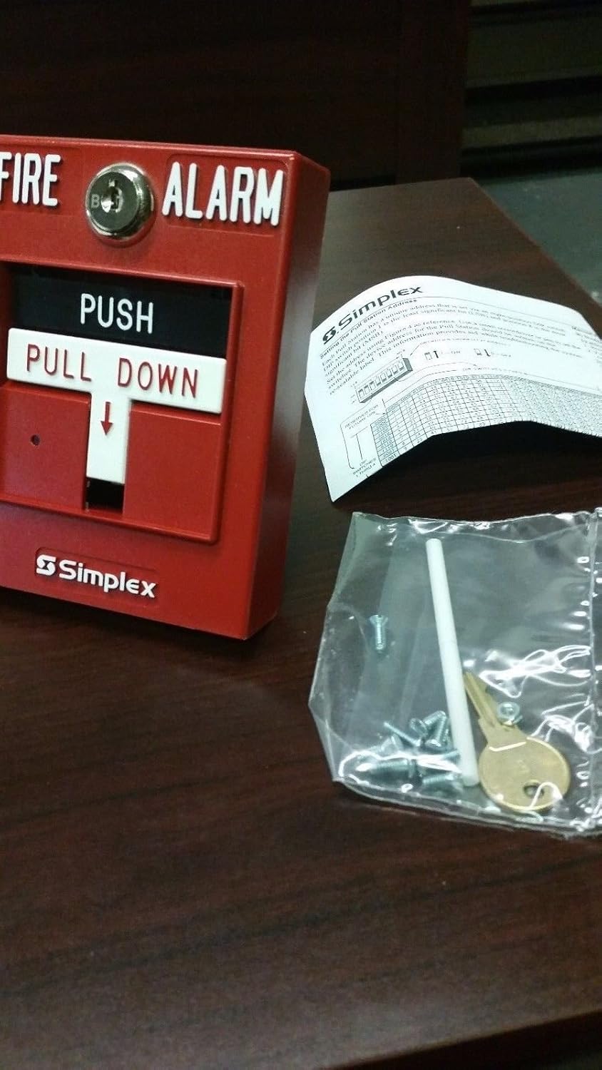 Simplex 4099-9006 Double Action, Push Pull Down Station Pack of 2