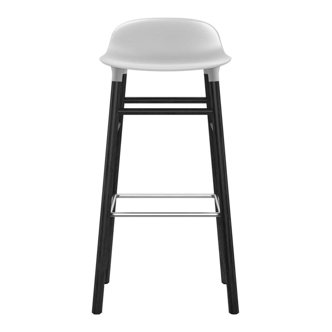 Normann Copenhagen Form Barstool 75 cm Black White