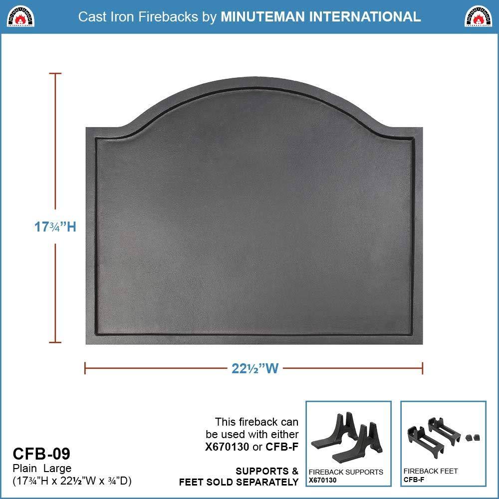 Minuteman Cfb-09 Large Plain Design Fireback