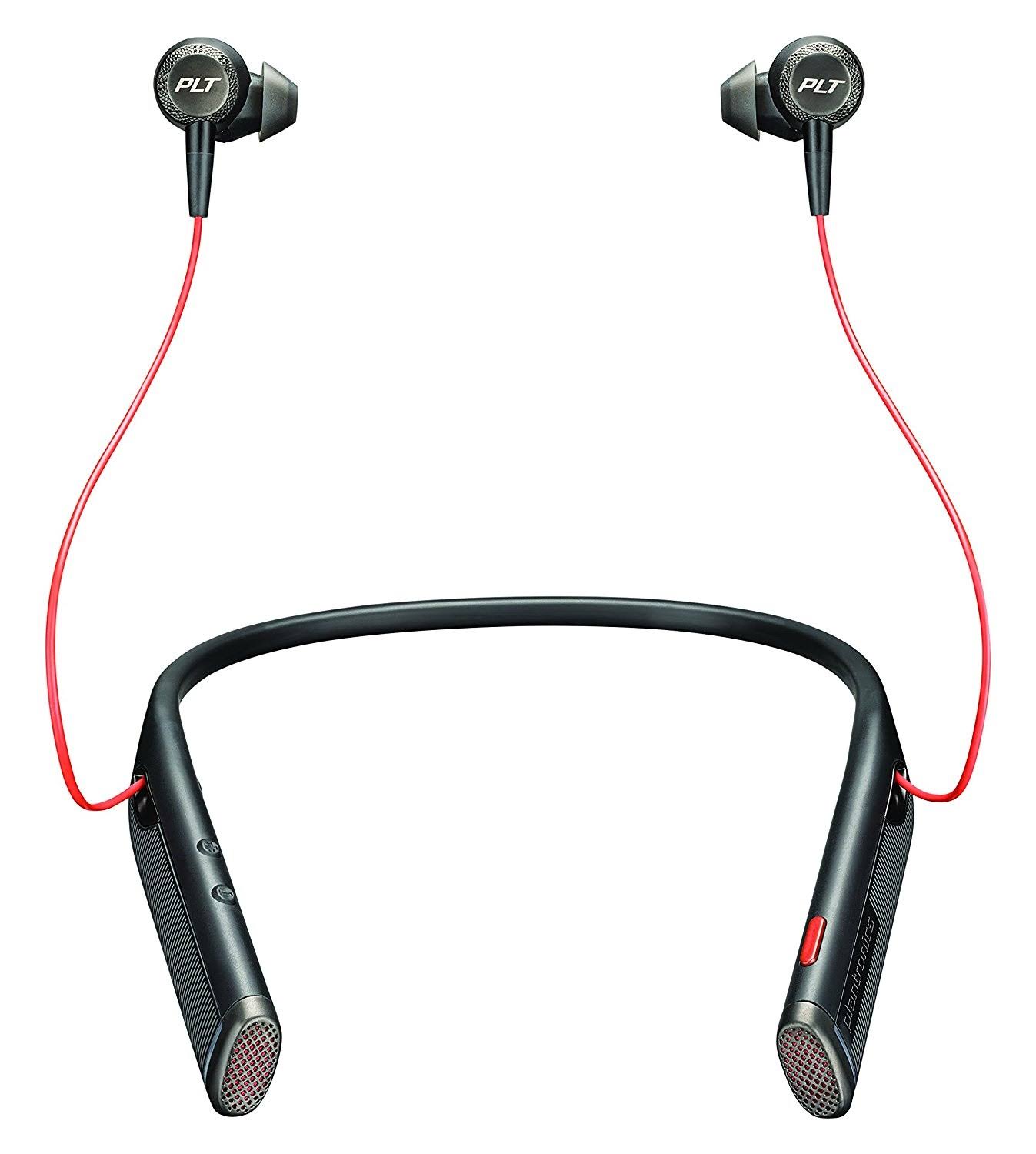 Poly - Plantronics Voyager 6200 UC Bluetooth Wireless Earbud Headset - Noise-Canceling - Black