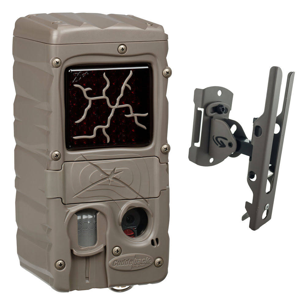 Cuddeback Dual Flash CuddeLink IR Scouting Game Trail Camera + Pan-Tilt Mount