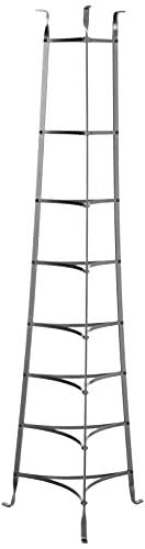 Enclume 8-Tier Cookware Stand, Free Standing Pot Rack, Hammered Steel ( Unassembled)