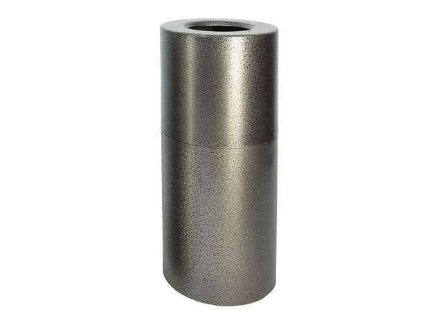 Witt 35 Gallon Aluminum Waste Receptacle - Silver Vein