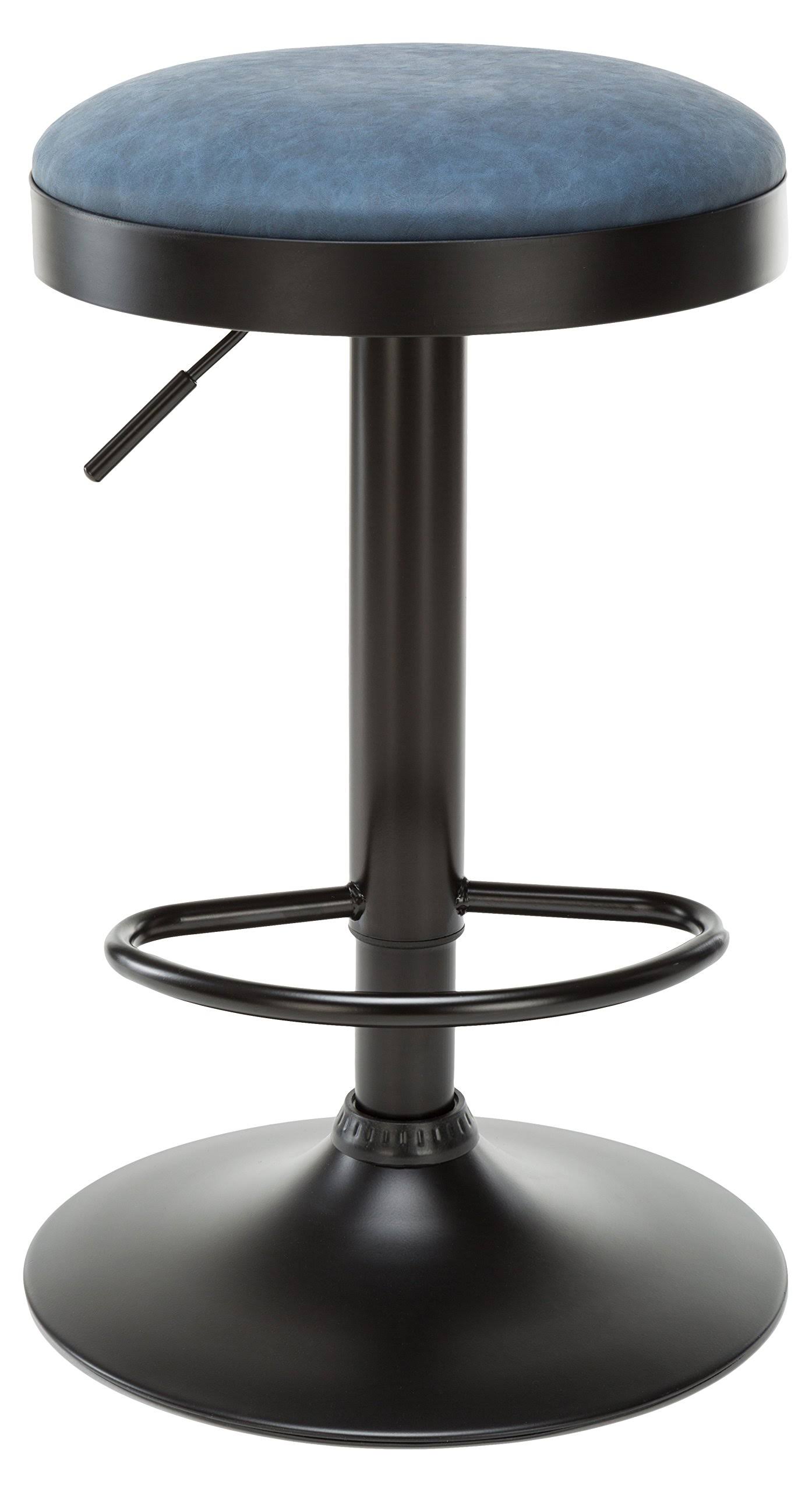 Boraam Copley Backless Adjustable Stool, Blue