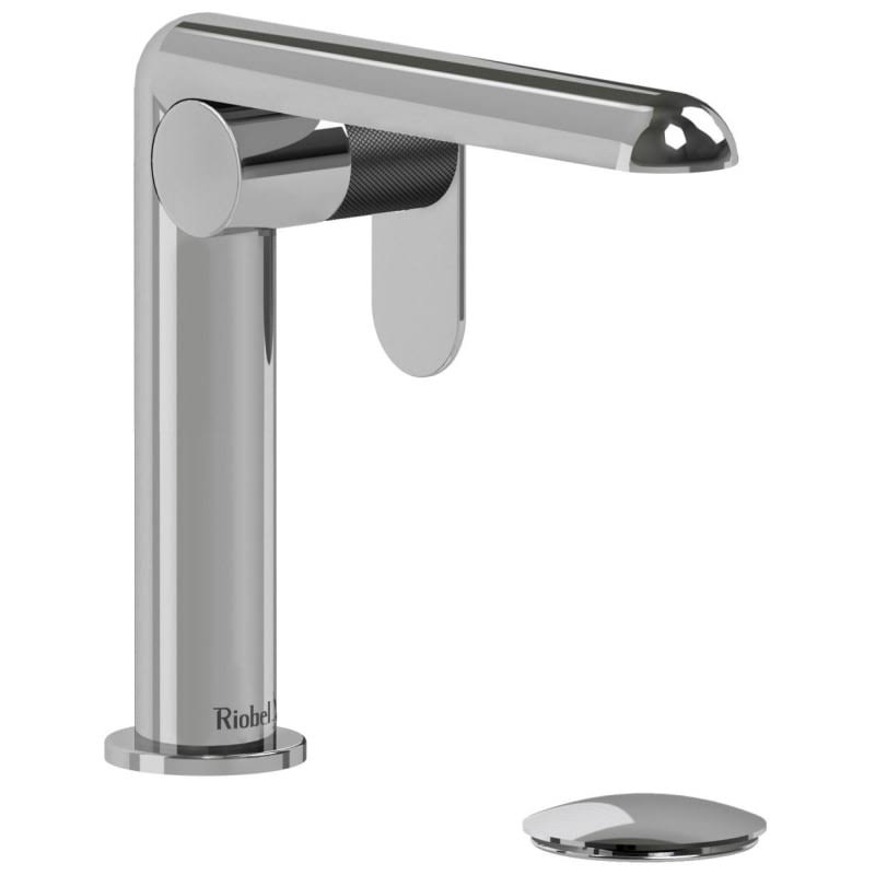 Riobel CIS01KNCBK Ciclo Single Handle Lavatory Faucet - Chrome/Black