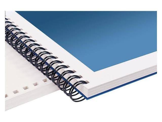 GBC 1in WireBind Binding Spines 2:1 Pitch- Black