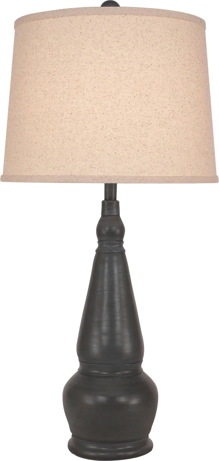 Coast Lamp Manufacturing 17 C21d Wedgewood Blue Glazed Spool Table Lamp