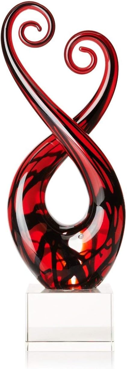 Badash Pietro Murano-Style Art Glass Centerpiece - 13