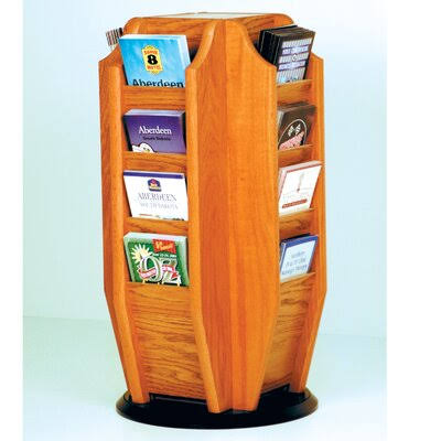 Geissler Desktop Brochure and Pamphlet Rack Symple Stuff Finish: Black