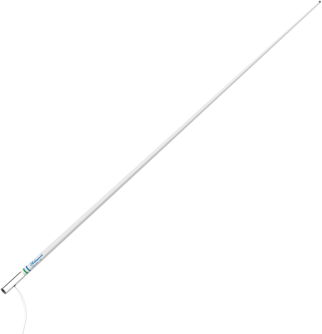 Shakespeare 5101 Centennial White 8' VHF Marine Antenna Pack of 2