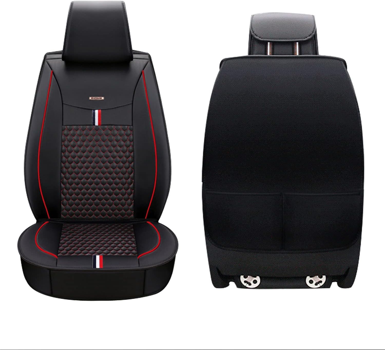 Blackwheel Car Seat Cover for Toyota 4Runner 4 Runner 2000-2019 Front Rear Automotive Vehicle Seat Cushion Cover Airbag Compatible 5-Seat
