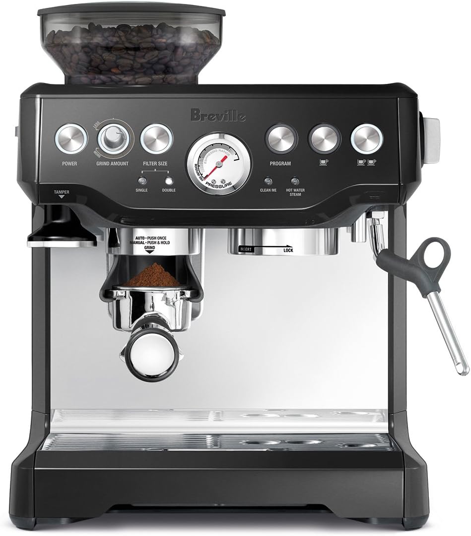 Breville BES870XL Barista Express Espresso Machine, Brushed Stainless Steel