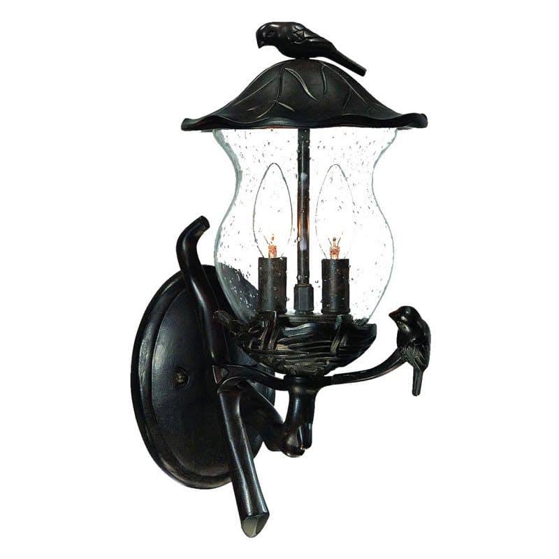 Acclaim Lighting 7551BC/CH Avian Collection Wall-Mount 2-Light Outdoor Black Coral Light Fixture