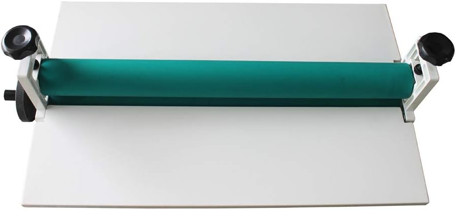 INTBUYING 29.5 in Manual Cold Laminator Machine Vinyl Photo Film Laminating Cold laminator Hand Crank Pressure Cold Roll laminator