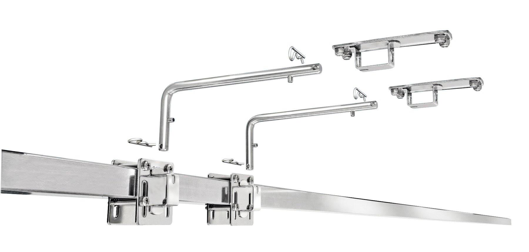 Magma Dual Extended Square Rail Vertical Surface Mount T10-640