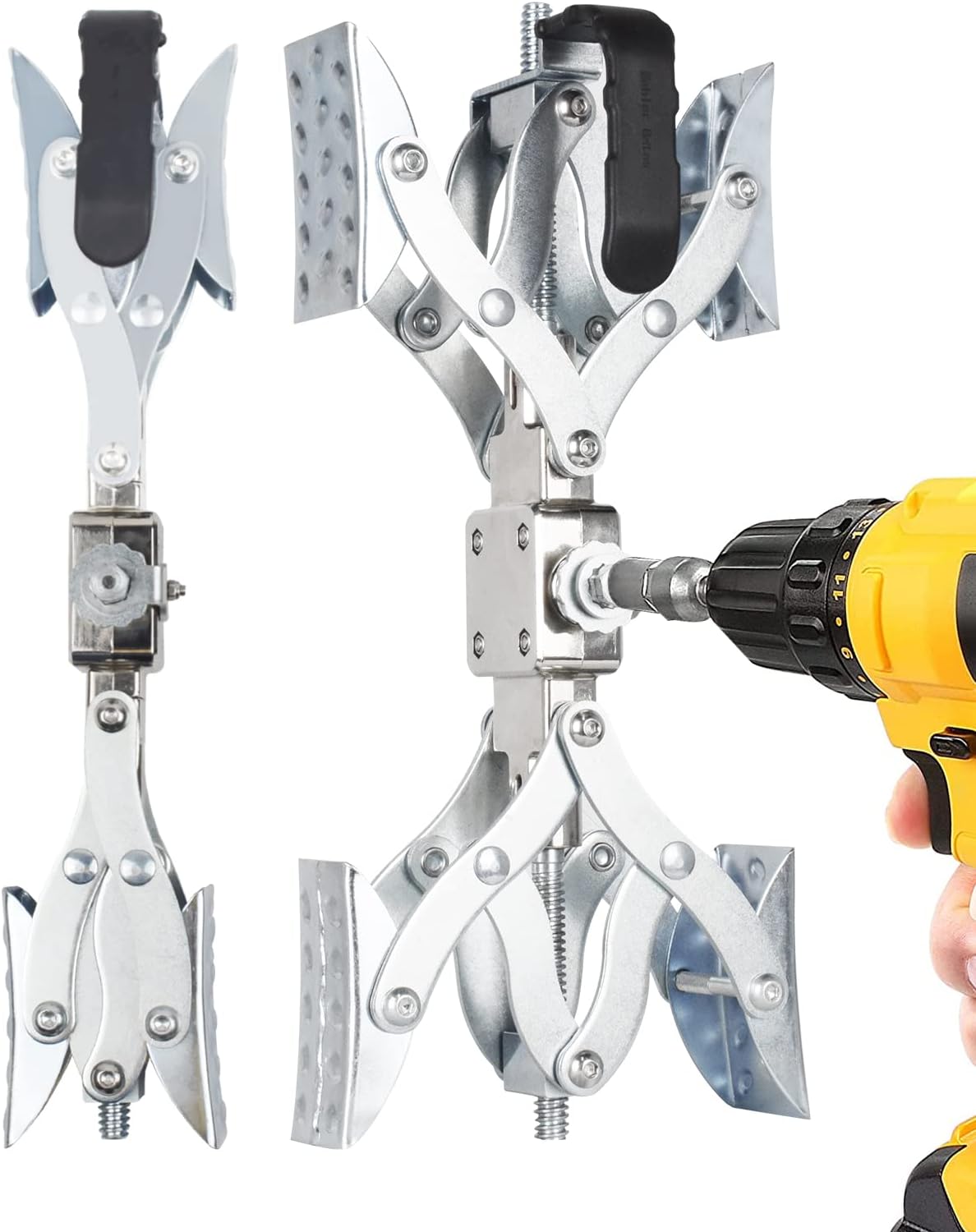 MAHLER GATES Ultra Fast X-Shaped Chocks Wheel Stabilizer for Travel Trailers [Allow Drill Adjust] X Chock MAX Camper Wheel Chock Scissor Anti-Move Tire RV Accessories and Parts Multi -2 Set